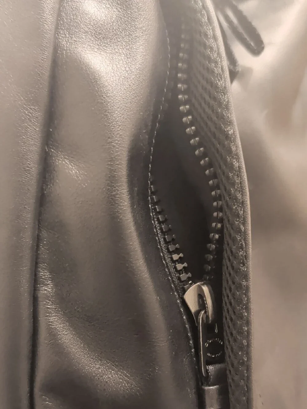Men's Black Leather Coach Backpack - Sleek Everyday Carry